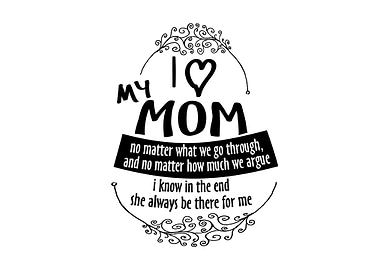 i love my mom
