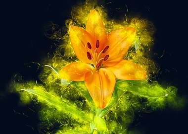 orange lily smoky
