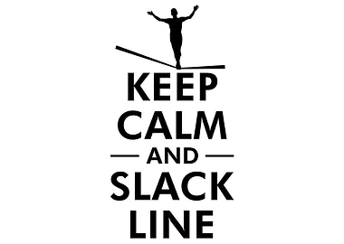 Keep calm and slackline