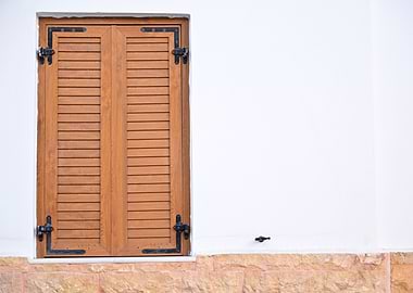 Wood Shutters Greek Island