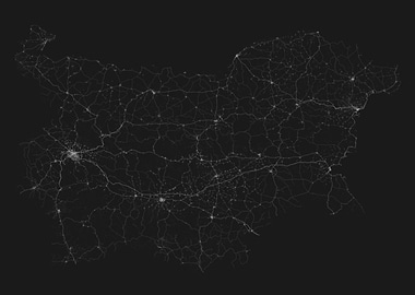 Roads of Bulgaria Map