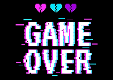 Game Over Vaporwave