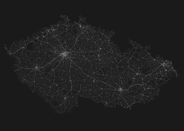 Roads of Czech Republic Ma