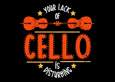 Two Crossing Cellos