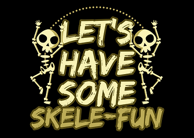 Skeleton Halloween Funny