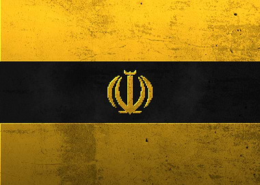 flag of Iran cityscapes UK