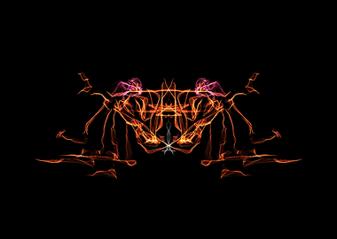 Abstract fractal spider