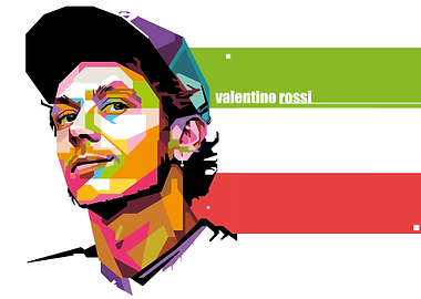 Valentino Rossi Pop Art