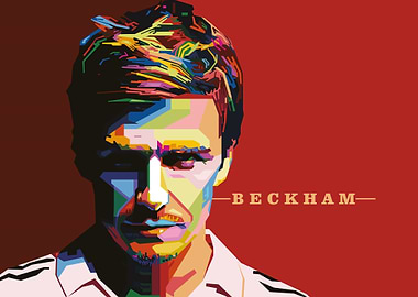David Beckham Pop Art