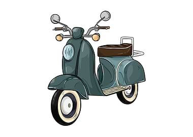 Scooter Mirrors Bench