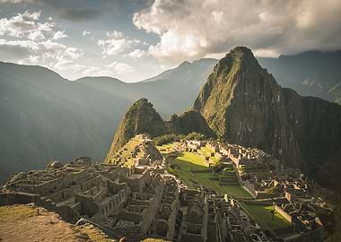 Sunset at Machu Picchu