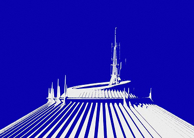 Space Mountain blue print
