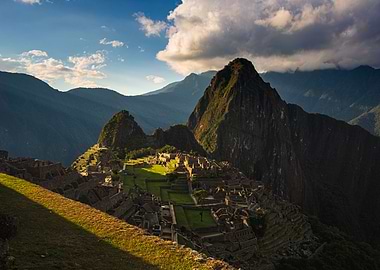 Sunset at Machu Picchu