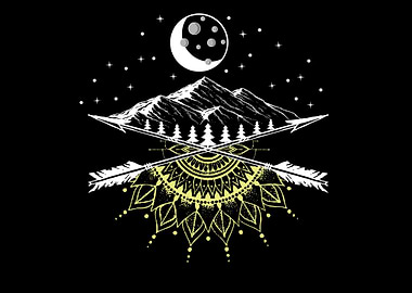 Moon Night Nature Nature P