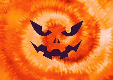 Tie Dye Pumpkin