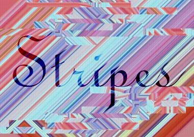 Stripes Lettering