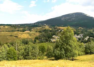 Mountain in the distance