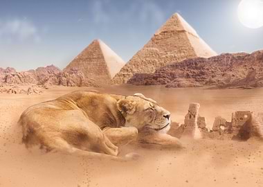 Desert Lioness