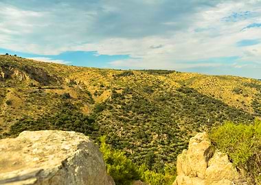 Rocks on top on mountain