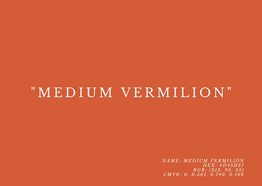 Medium Vermilion