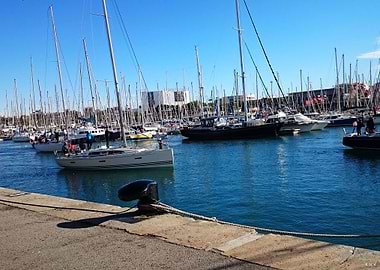 Barcelona harbor