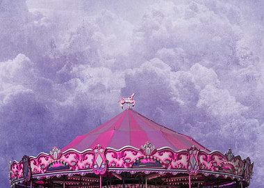 Pink Purple Merry Go Round