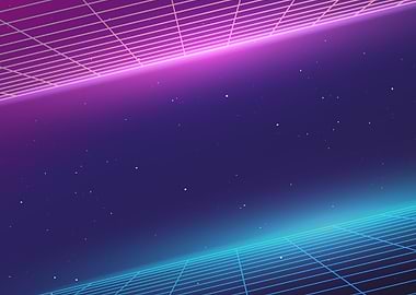 Synthwave Retro Galaxy