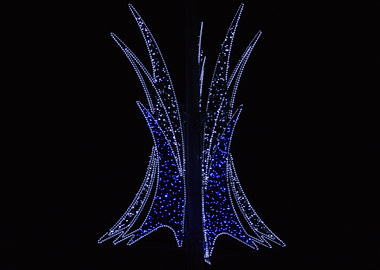 Blue light illustration