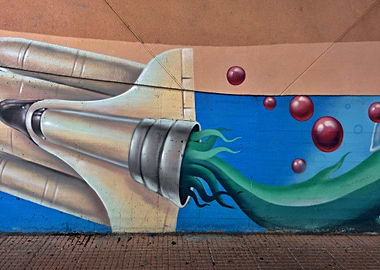 Grafitti Space Shuttle