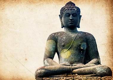 Buddha Statue in gray