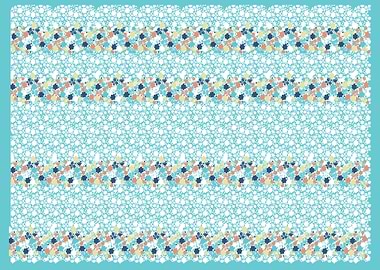 blue art pattern