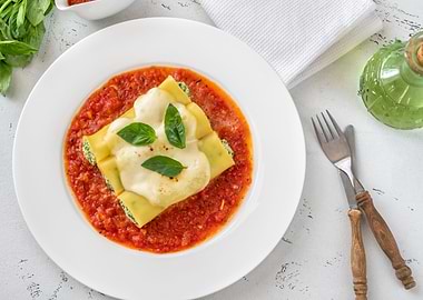 Spinach and Ricotta Cannel