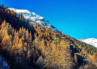 Alps in autumn
