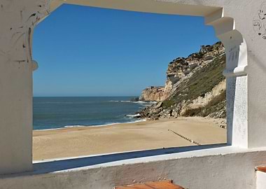 Nazare Beach view