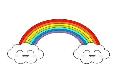 Rainbow And Clouds