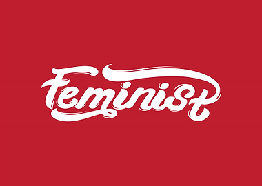 Feminist Red Background