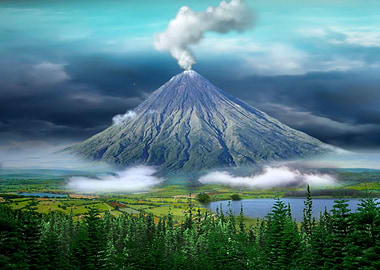 Mountain Beautiful volcano