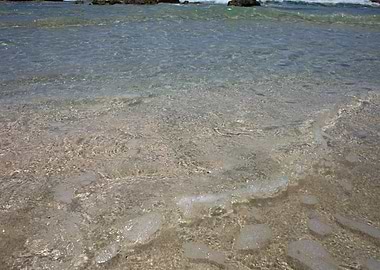 Crystal beach waters crete