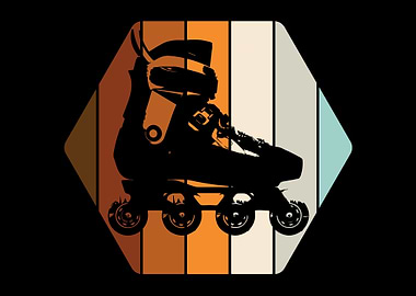 Inlineskating Retro Skate