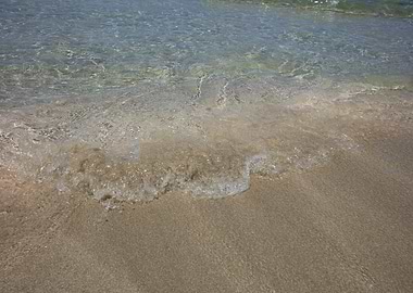 Crystal beach waters crete