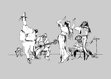 Funny Street Musicians