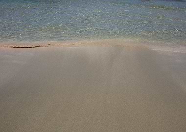 Crystal beach waters crete