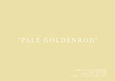 Pale Goldenrod