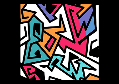 Grafitti Art Pattern Graff