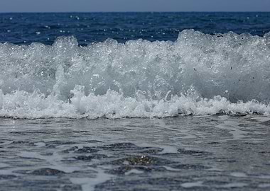 Waves macro background