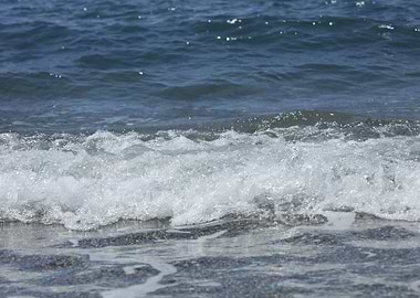 Waves macro background