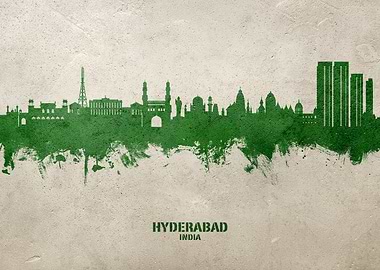 Hyderabad Skyline India