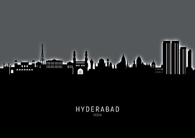 Hyderabad Skyline India