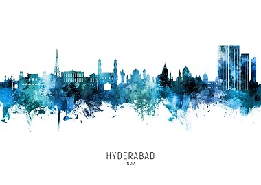 Hyderabad Skyline India