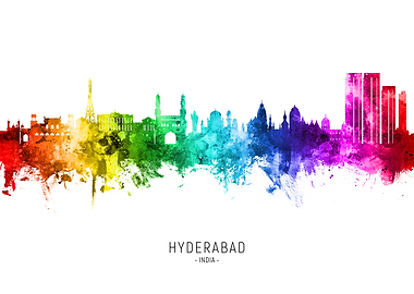 Hyderabad Skyline India